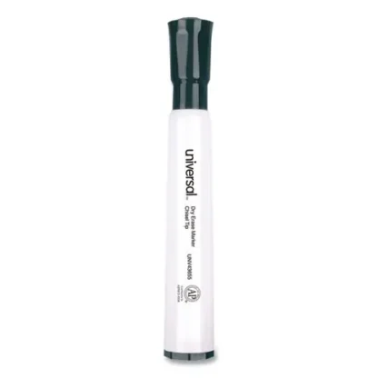 Universal™ Dry Erase Marker Value Pack, Broad Chisel Tip, Black, 36/Pack