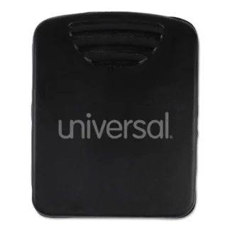 Universal® Fabric Panel Wall Clips, 25 Sheet Capacity, Black, 20/Pack
