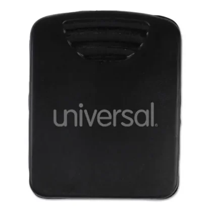 Universal® Fabric Panel Wall Clips, 25 Sheet Capacity, Black, 20/Pack