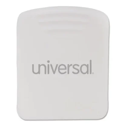 Universal® Fabric Panel Wall Clips, 25 Sheet Capacity, White, 20/Pack