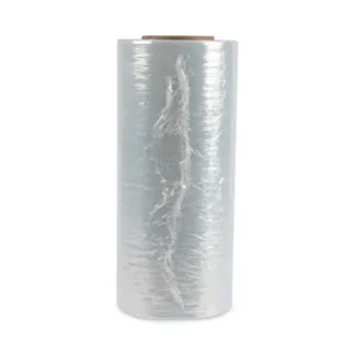 Universal® Handwrap Stretch Film, 12" x 1,500 ft, 20 Micron (80-Gauge), Clear, 4/Carton