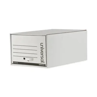 Universal® Heavy-Duty Storage Drawers for Legal Files, White, 6/Carton