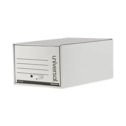 Universal® Heavy-Duty Storage Drawers for Legal Files, White, 6/Carton