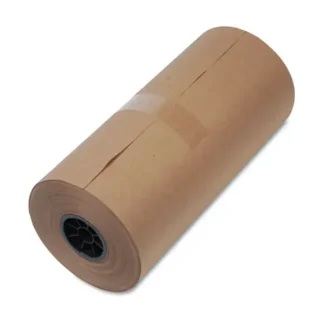 Universal® High-Volume Mediumweight Wrapping Paper Roll, 40 lb Wrapping Weight Stock, 18" x 900 ft, Brown