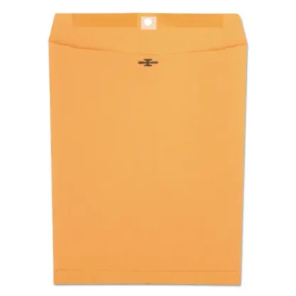 Universal® Kraft Clasp Envelope, 32 lb Bond Weight Kraft, #97, Square Flap, Clasp/Gummed Closure, 10 x 13, Brown Kraft, 100/Box