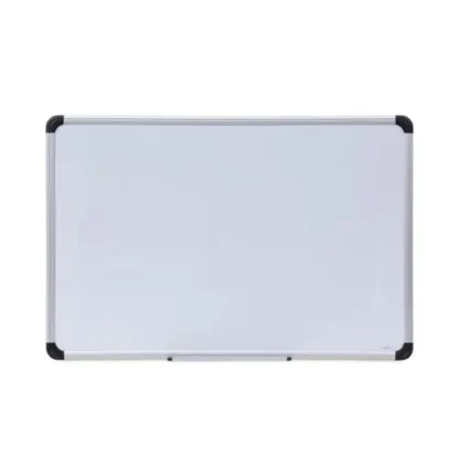 Universal® Magnetic Steel Dry Erase Marker Board, 36" x 24", White Surface, Satin Aluminum Frame