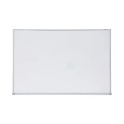 Universal® Melamine Dry Erase Board with Aluminum Frame, 36" x 24", White Surface