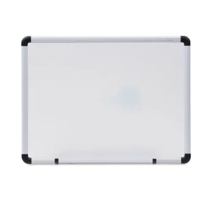 Universal® Modern Melamine Dry Erase Board with Aluminum Frame, White, 24" x 18"