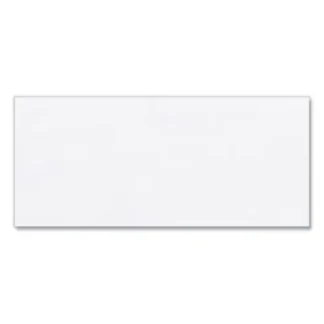Universal® Open-Side Business Envelope, #10, Commercial Flap, Diagonal Seam, Gummed Closure, 4.13 x 9.5, White, 500/Box