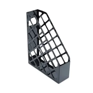 Universal® Recycled Plastic Magazine File, Black
