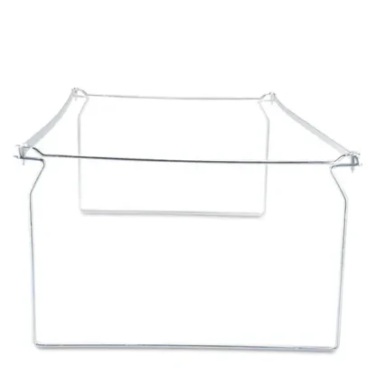 Universal® Screw-Together Hanging Folder Frame, Legal Size, Silver, 6/Box