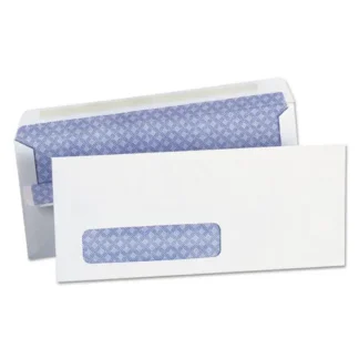 Universal® Self-Seal Security Tint Business Envelope, #10, 4.13 x 9.5, White, 500/BX