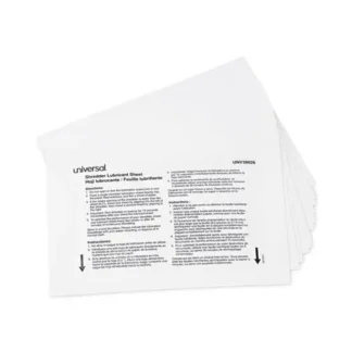 Universal® Shredder Lubricant Sheets, 24/Pack