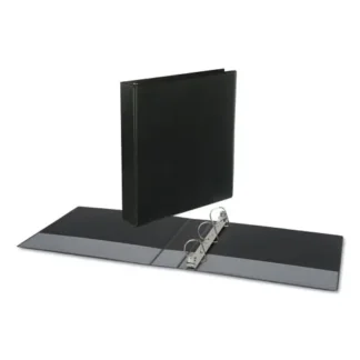 Universal® Slant D-Ring View Binder, 3-Ring, 1.5 Inch Capacity, Letter Size, Black