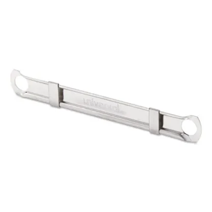 Universal® Two-Piece Two-Prong Paper Fastener Compressors, Silver, 100/Box