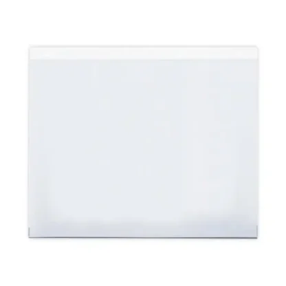 Universal® Wall Mount Sign Holder, 11 x 8.5, Horizontal, Clear, 2/Pack