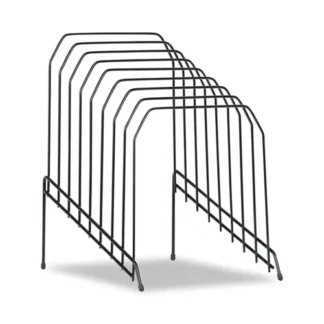 Universal® Wire Tiered File Sorter, 8 Sections, Letter to Legal Size Files, 8" x 10.5" x 12.5", Black