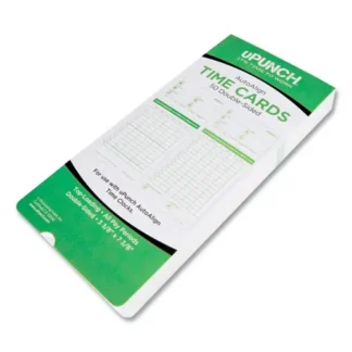 uPunch™ Time Clock Cards for uPunch HN3000, 50/Pack