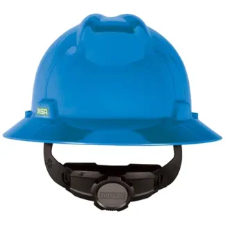 V-Gard® Slotted Full-Brim Hat, Blue, Fas-Trac III