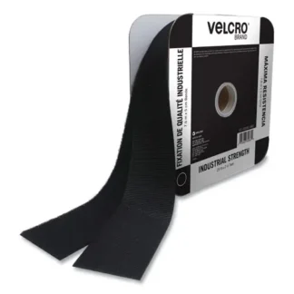 VELCRO® Brand Industrial Strength Heavy-Duty Fasteners, Black, 2" x 25 ft