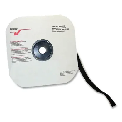 VELCRO® Brand Sticky Back Loop Fastener, 0.75" x 900", Black