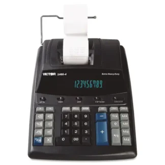 Victor® 1460-4 Extra Heavy-Duty Printing Calculator, Black/Red Print, 4.6 Lines/Sec