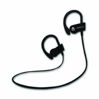 Volkano Race Series Wireless Bluetooth 4.2 Stereo Earphones with Built-In Mic, Black