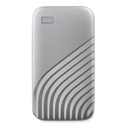 WD MY PASSPORT External Solid State Drive, 1 TB, USB 3.2, Silver