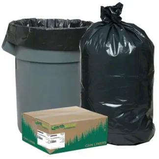 Webster Earthsense Commercial Liner - Black, 38 x 58, 1.25 mil