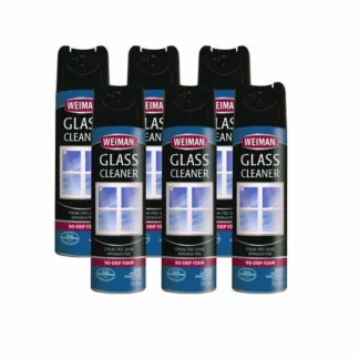 WEIMAN® Foaming Glass Cleaner, 19 oz Aerosol Spray Can, 6/Carton