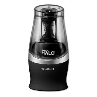 Westcott® Halo Colored Pencil Non-Stick Electric Sharpener, AC-Powered