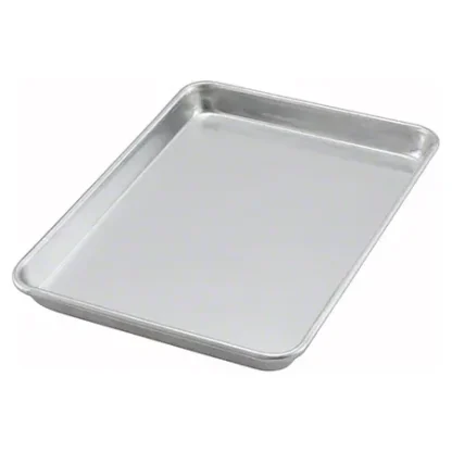 Winco® Closed Bead Aluminum Sheet Pan - 9 1/2" x 13", Quarter Size