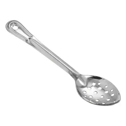 Winco® Stainless Steel Basting Spoon - 11", Perforated