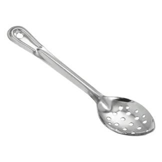 Winco® Stainless Steel Basting Spoon - 13", Perforated