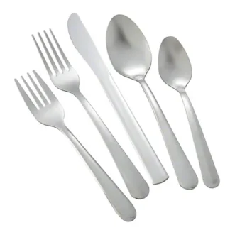 Winco® Windsor 18/0 Stainless Steel Flatware - Teaspoon, Medium Weight