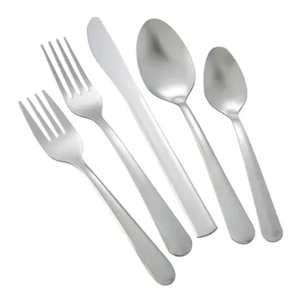 Winco® Windsor 18/0 Stainless Steel Flatware - Teaspoon, Medium Weight