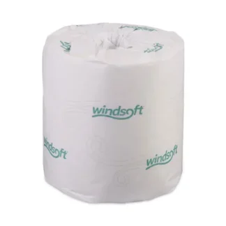 Windsoft® Bath Tissue, Septic Safe, 2-Ply, White, 500 Sheets per Roll, 96 Rolls per Carton