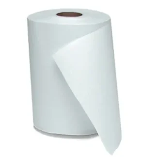 Windsoft Hard Roll Towel 8in x 800ft White, 6 Rolls/Case