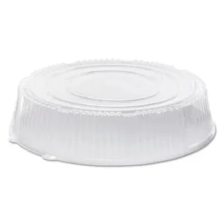 WNA Caterline Dome Lids, Clear Plastic, 18" Diameter x 3.63" Height, 25/Carton