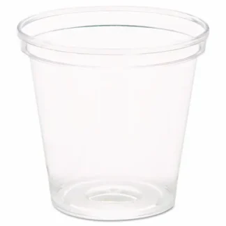 WNA Comet Plastic Portion/Shot Glass, 1 oz, Clear, 50/Pack, 50 Packs/Carton