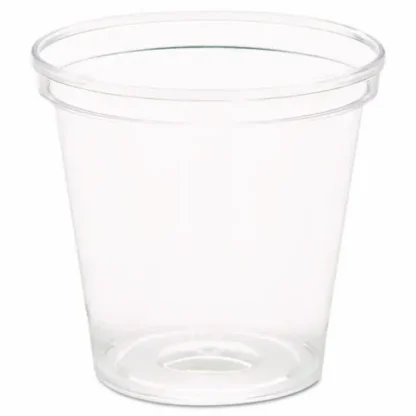 WNA Comet Plastic Portion/Shot Glass, 1 oz, Clear, 50/Pack, 50 Packs/Carton