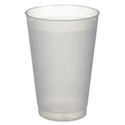 WNA Frost Flex Cups, Cold, 14 oz, Plastic, Frosted, 25/Pack, 20 Packs/Carton