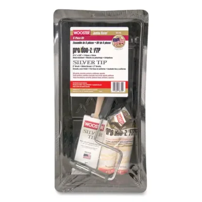 Wooster® Jumbo-Koter Professional Painter's Kit, Five-Piece Mini-Roller Set, 4.5" Rollers