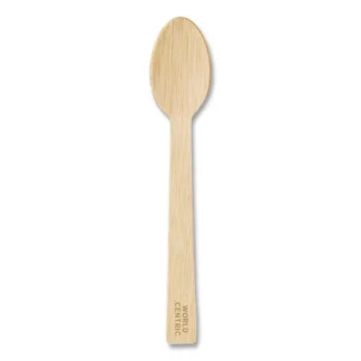 World Centric® Bamboo Cutlery, Spoon, Paper, Natural