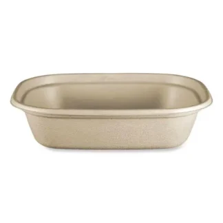World Centric® Fiber Containers, 32 oz, Natural, Paper, 400/Carton