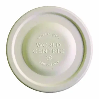 World Centric® Fiber Lids for Bowls, Fits 12 oz to 32 oz, Natural, Paper, 1,000/Carton (4.7" Diameter x 0.4" Height)