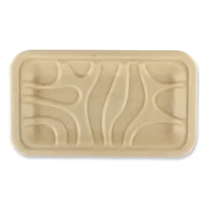 World Centric® Fiber Trays, Natural, Paper, 500/Carton