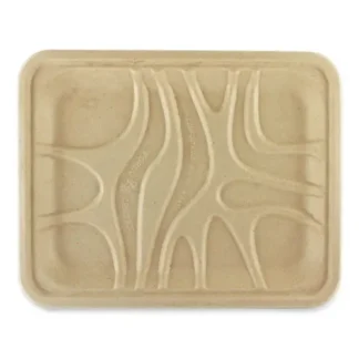 World Centric® Fiber Trays, Natural, Paper, 500/Carton