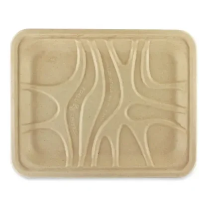 World Centric® Fiber Trays, Natural, Paper, 500/Carton