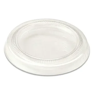 World Centric® PLA Lids for Fiber Cups, Clear, Plastic, 2,000/Carton